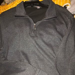 Men’s long sleeve 1/4 zip.
